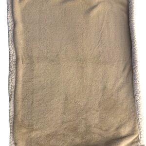 Cozy Tan Ugg Fleece zipper pillow covering